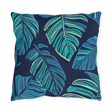 Midnight Palms Outdoor Throw Pillow